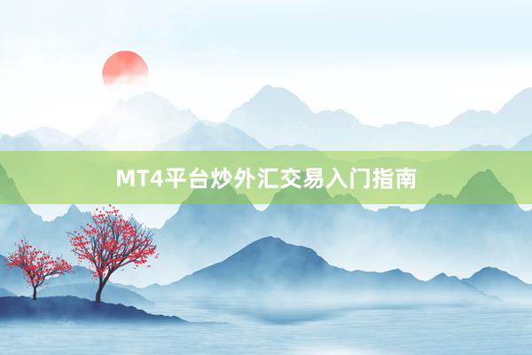 MT4平台炒外汇交易入门指南
